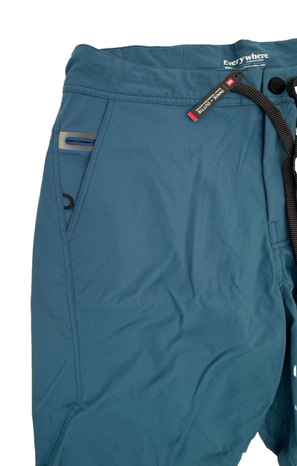 $59 686 Men’s-Platform 12” Bike Shorts-Ash Blue-32W-New Tag