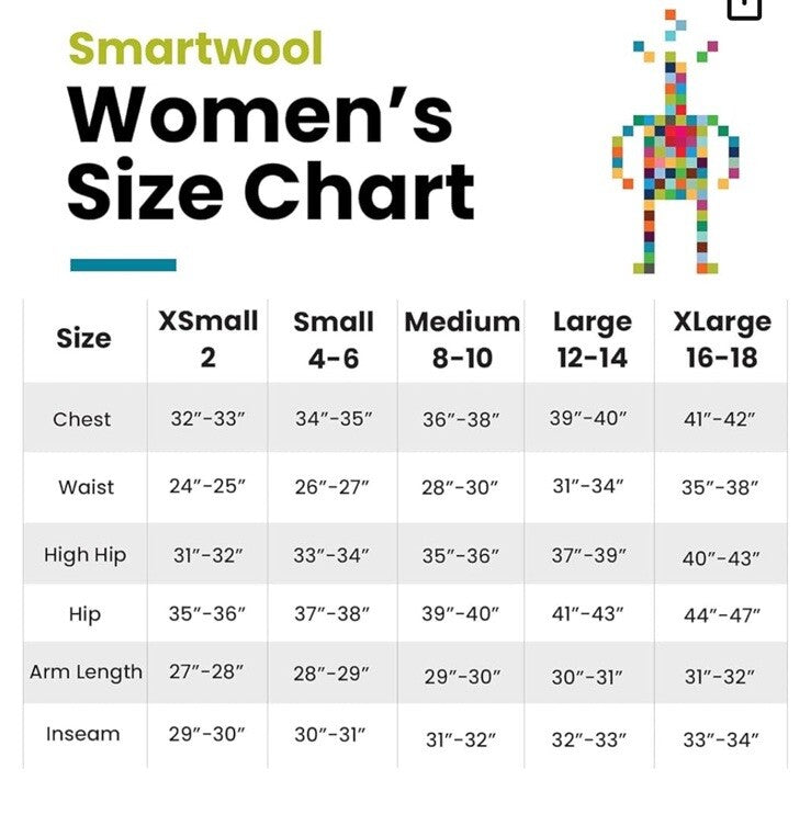 $110 Smartwool Women’s 250 Merino Wool Base Layer Crew Top-Gray Print-XSmall-New