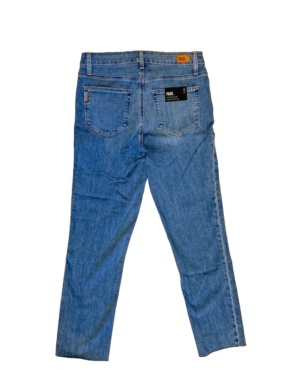 $225 PAIGE Women’s Hoxton Slim Raw Hem- Averill- Size: 32