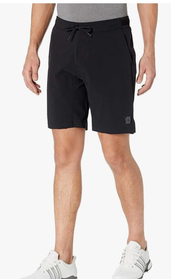 $80 Adidas Men’s Adicross Men's Golf Stretch Shorts- Black - Size: XLarge-Newu