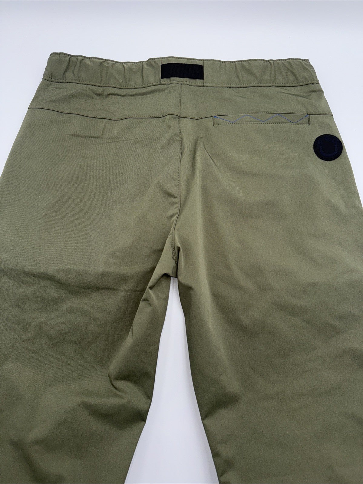 $138 HUGO HUGO Men’s Geiko Woven Pants Trousers- Open Green- Size: Medium-New