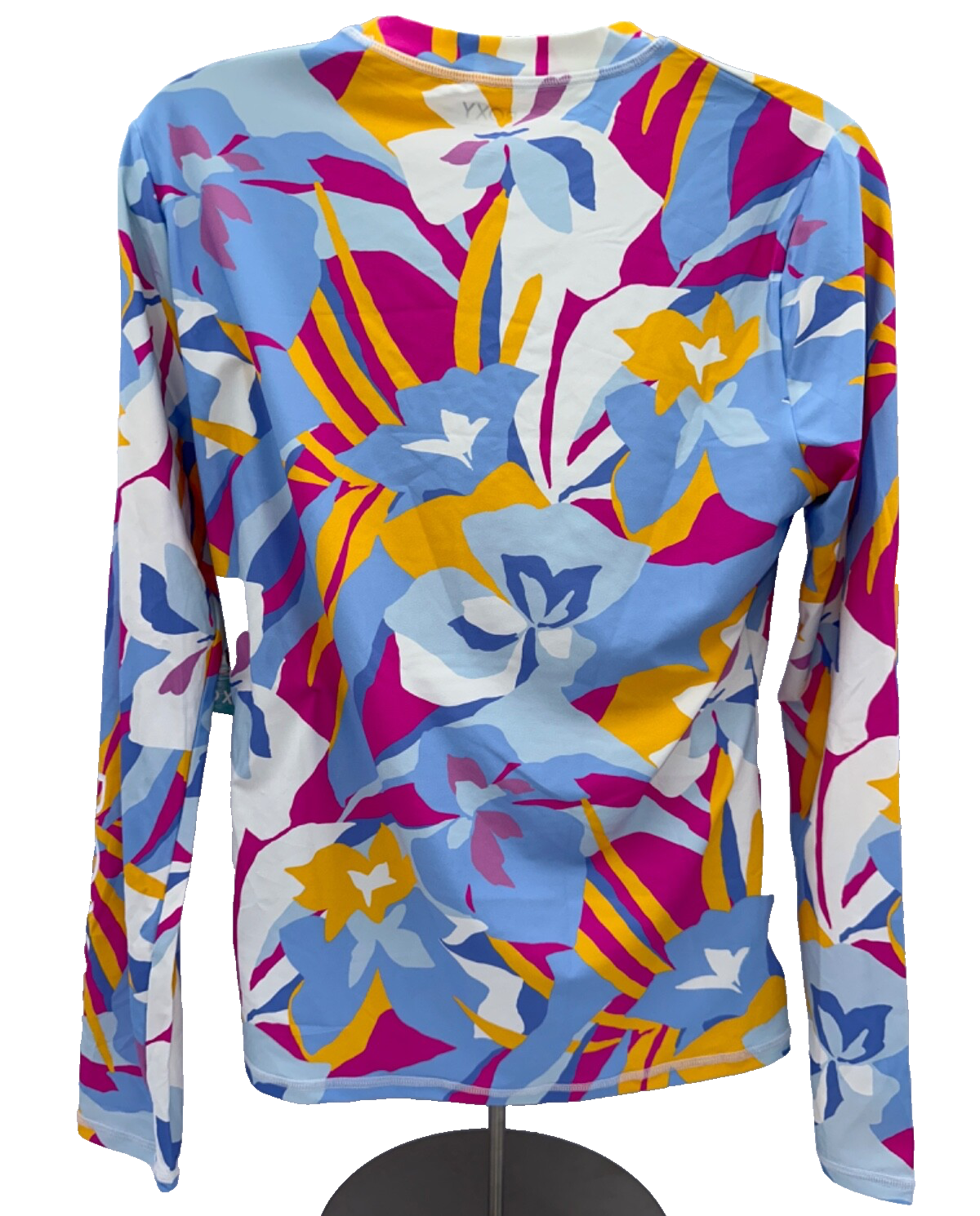 $60 Roxy Women’s Long Sleeve Rash Guard Top - Multi Color - Medium- New