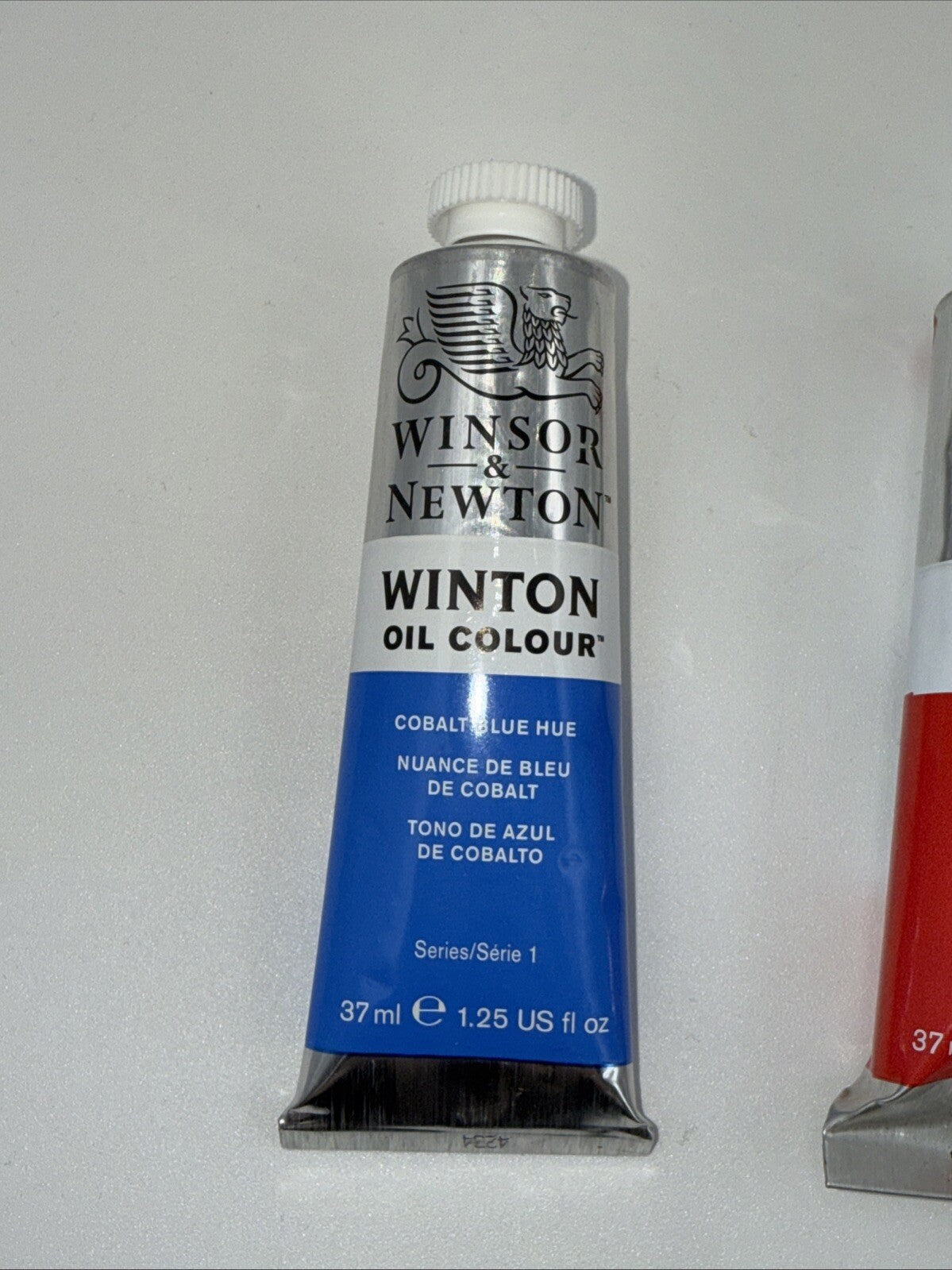Combo Of 3 Winsor and Newton Winton Oil Colour 1.25 oz. Cadmium 1 Red,2 Blue