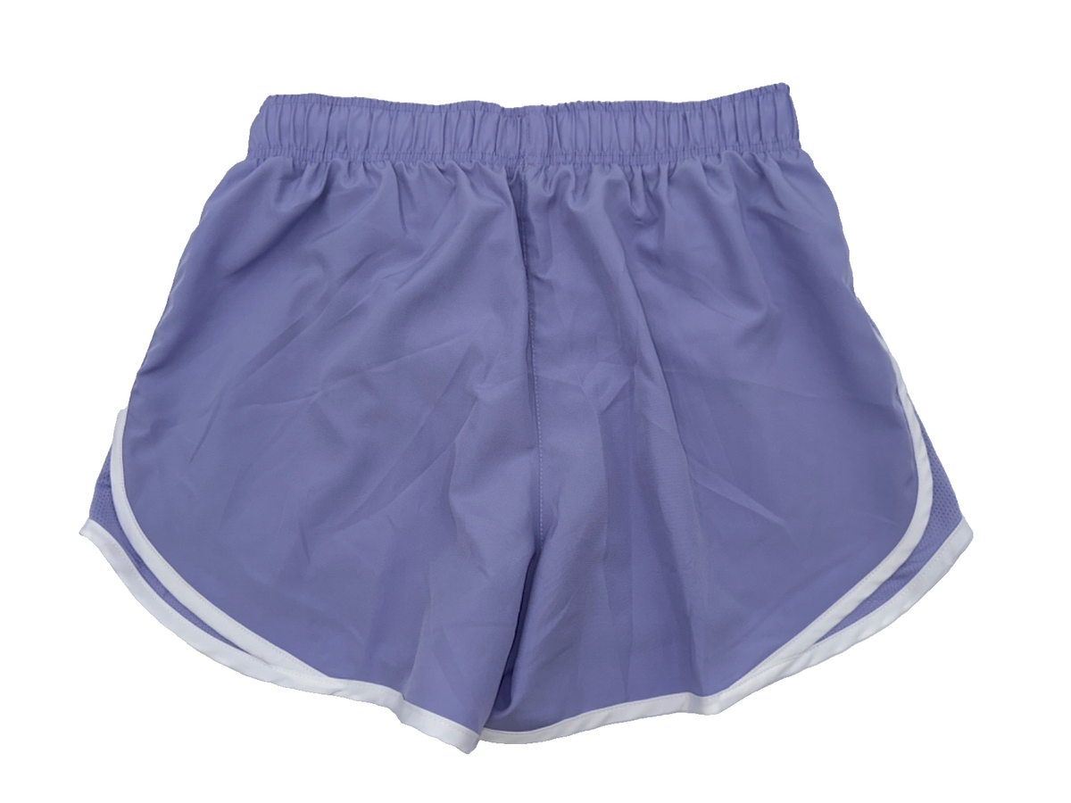 $32 Nike Women's Dri-FIT Tempo Mid-Rise Running Shorts 3” - Lilac Ice - Small