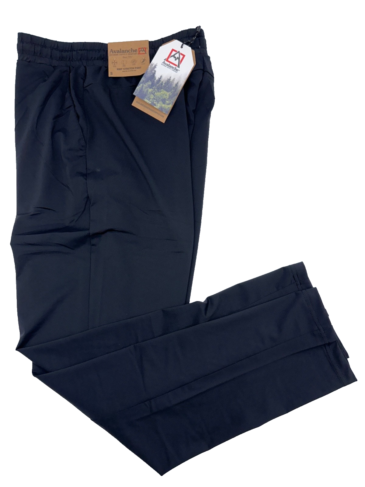 $88 Avalanche Outdoor Supply Co. Men’s  Fashion Basic Pants- Black- Small - New
