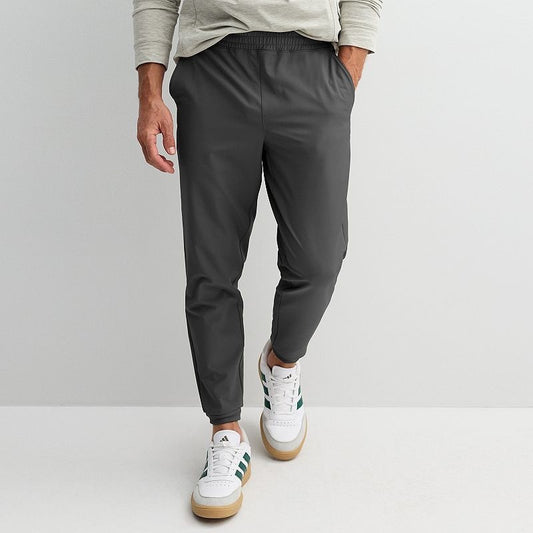 $40 FLX Men's Dynamic Stretch Knit Cuff Joggers - Forged Iron - Small - New Tag
