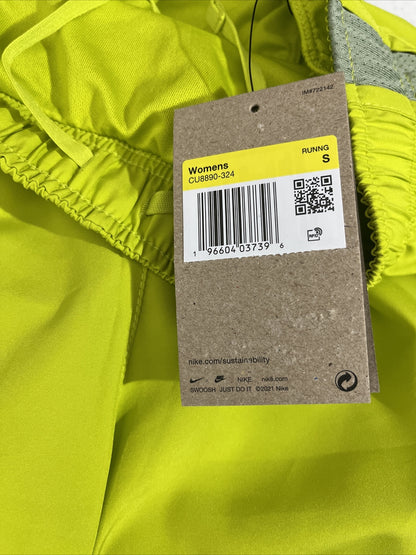 Nike Women's Tempo 3” Running Shorts-Bright Cactus-Small- New Tag