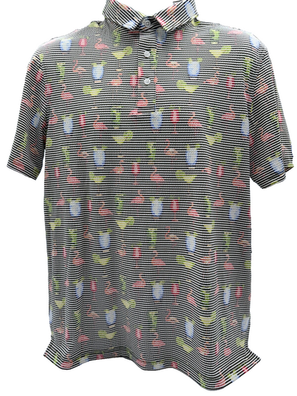 $50 Chaps Men’s 3 Button Shirt - CM25PL136K -Olive Drab - Medium - New with tag