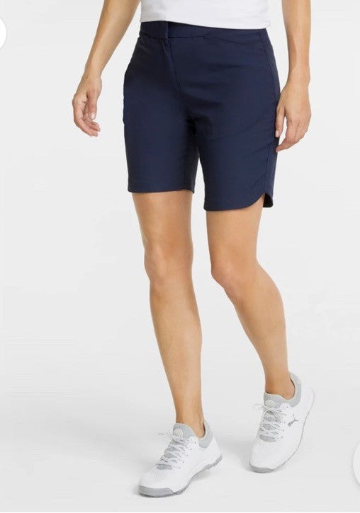 Puma Women's Golf Standard Bermuda Shorts - Navy Blazer- Size: XSmall  New Tags