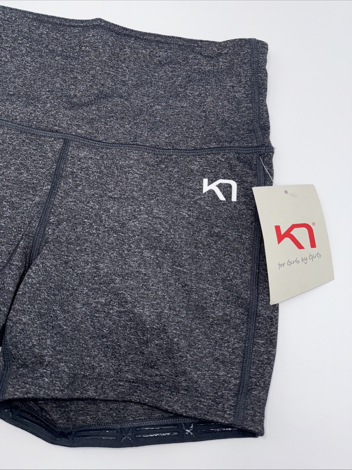 $75 Kari Traa Women’s Julie High Waist Bike Shorts- Black (charcoal) - Medium