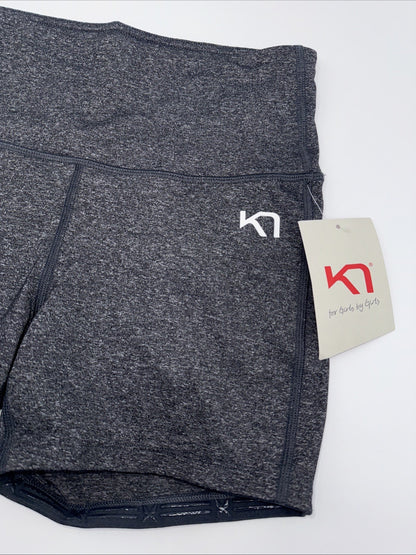 $75 Kari Traa Women’s Julie High Waist Bike Shorts- Black (charcoal) - Medium
