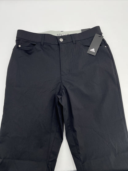 $80 ADIDAS Men's Ultimate 365  5-Pocket Tapered Golf Pants-Black -32W 30L-New
