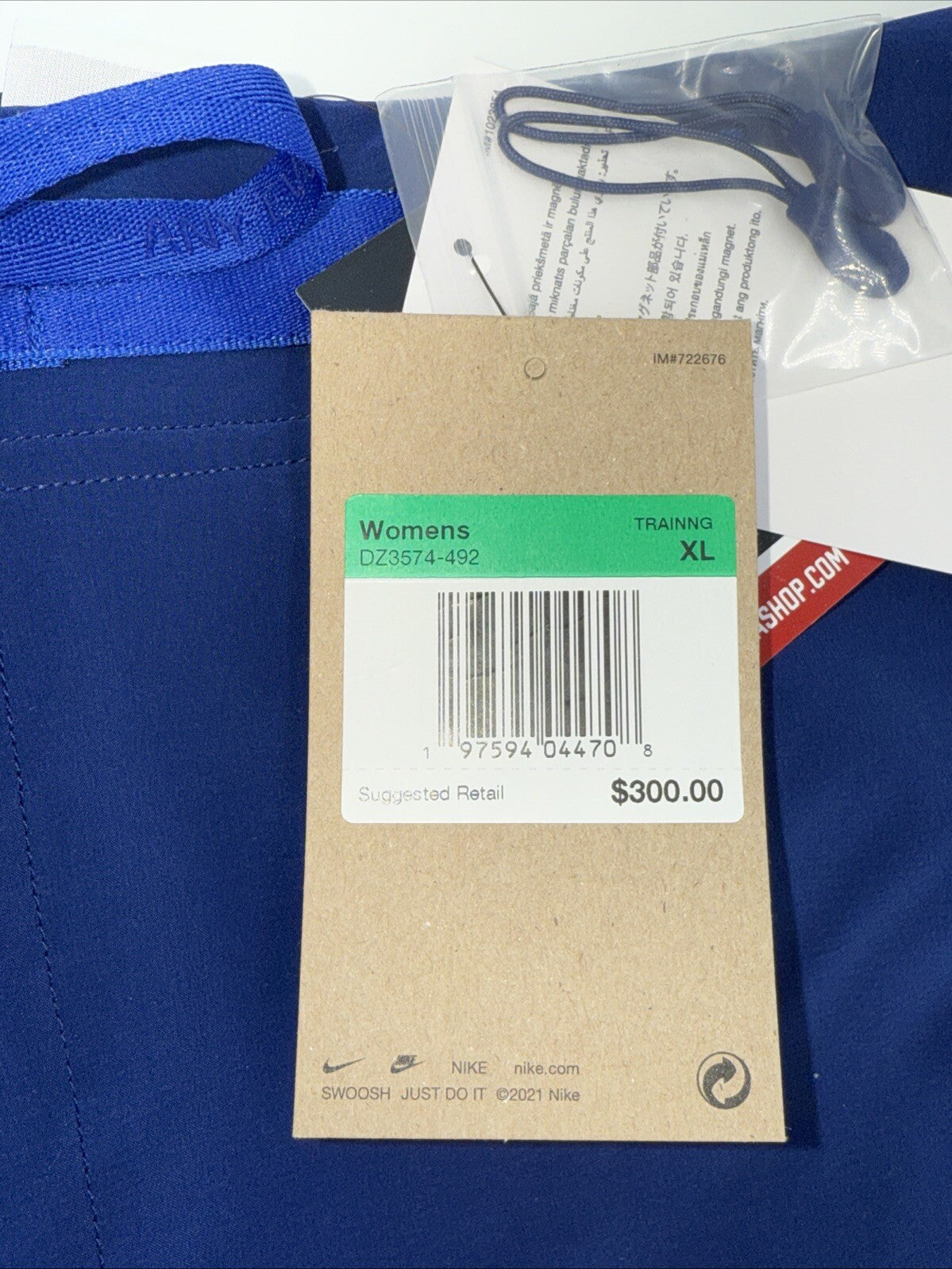 $300 Nike Women’s Olympics 2024 Team USA Pants DZ3574-492- Blue- XLarge-New Tags