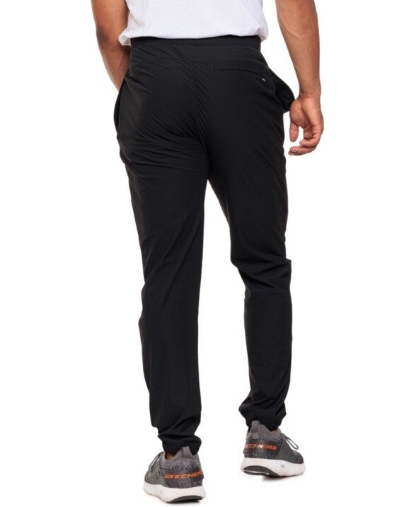 $60 Hurley Men's Bootcamp Block Logo Active Woven Joggers- Black - Small - New