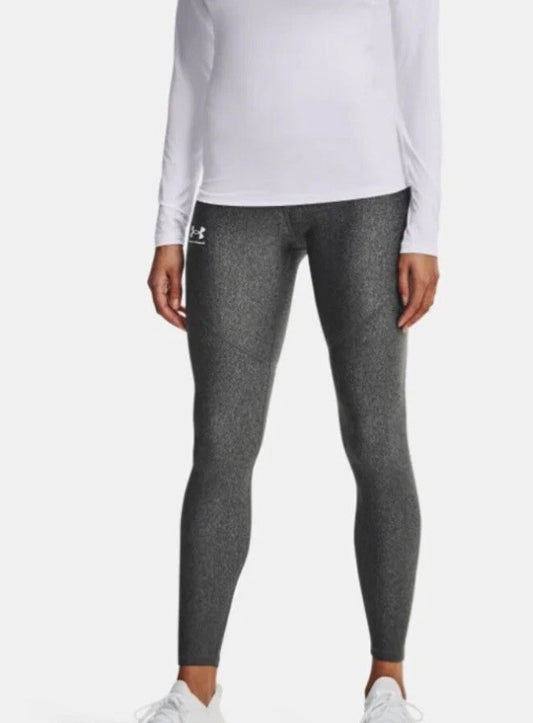 $50 Under Armour Women’s-HG Authentics Leggings - Grey-Medium-New Tag