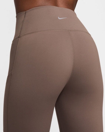 Nike One Women's Pocketed High Waisted 7/8 Ankle Leggings- Smoke Gray- XXLarge