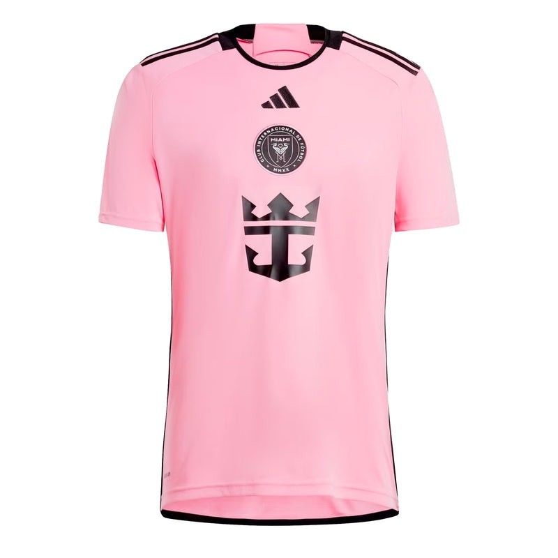 $130 Adidas Men’s Inter Miami Printed Home Jersey #10 Messi -Pink/Black-Medium