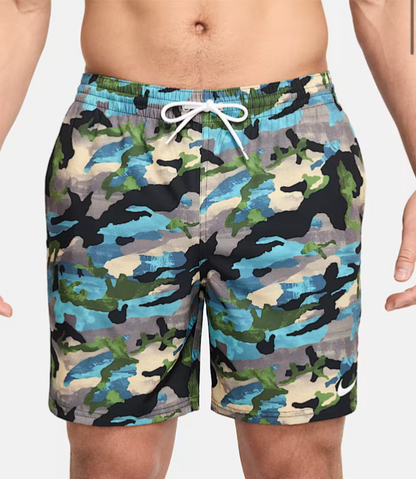 $68 NIKE Men’s-Swim 7” Volley Swim Shorts- Classic Camo- Medium- New Tag