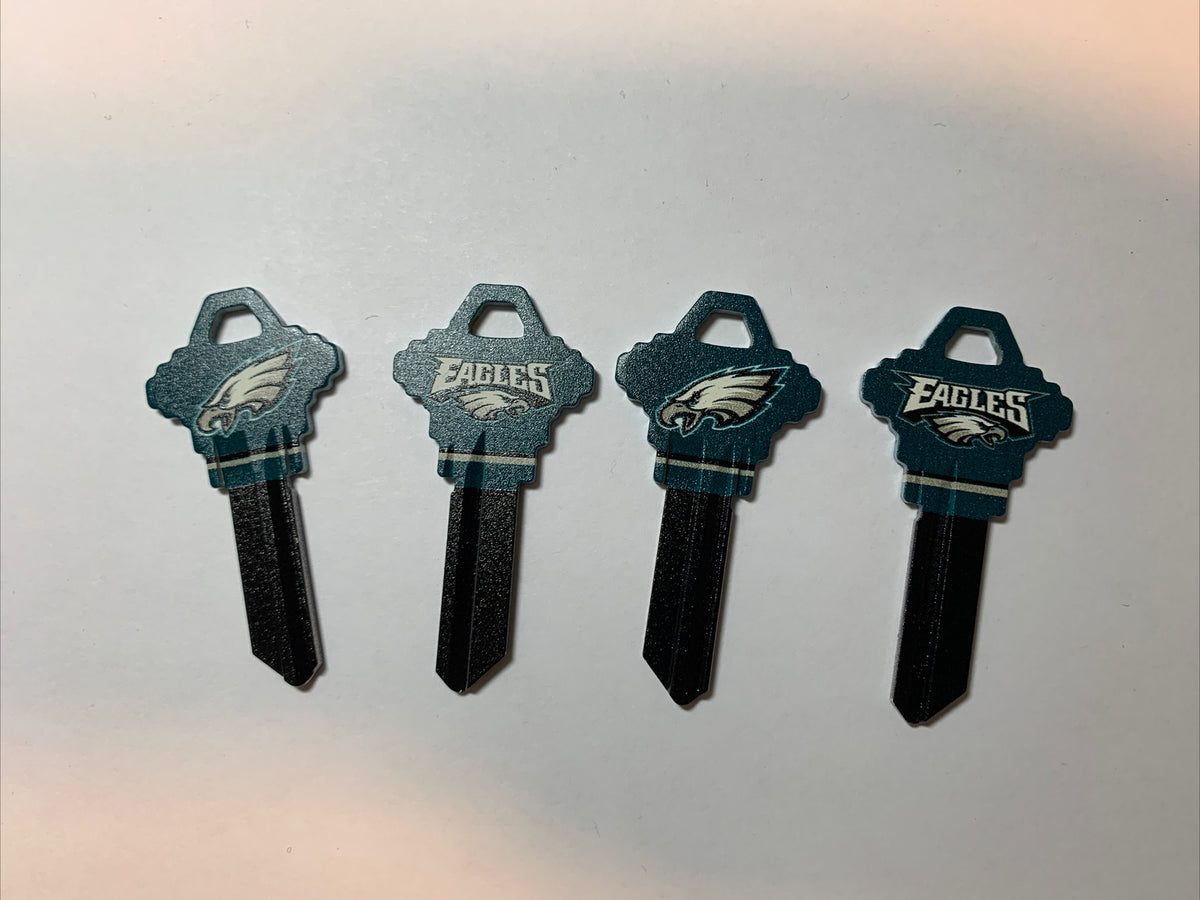 Lot 4 Keys House / Office Blank Keys SC 1 -  4 Philadelphia Eagles