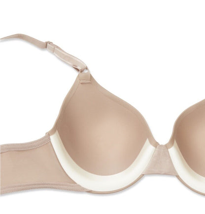 Warners This Is Not A Bra Cushioned Underwire Lightly Lined T-Shirt Bra-Gray-34C