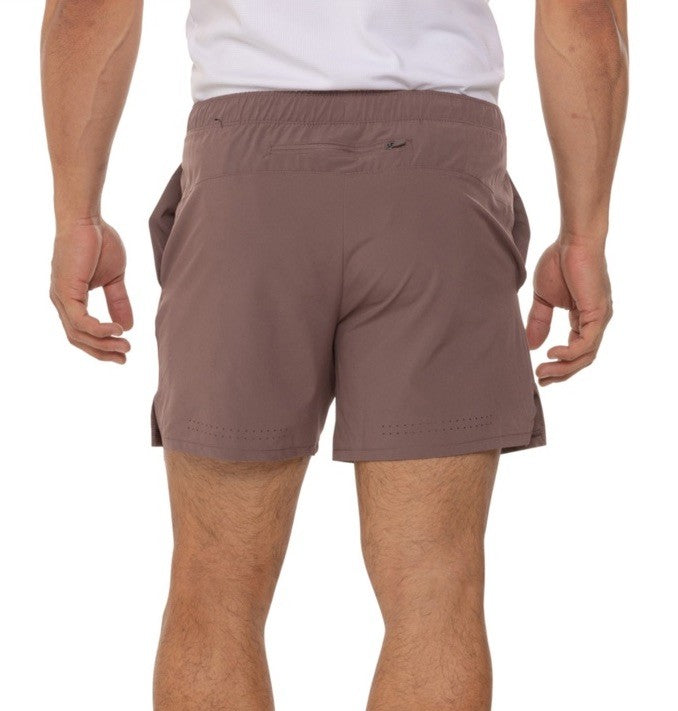 ASICS Men’s Athletic 5" Woven Unlined Shorts- Peppercorn- Size: Medium -New