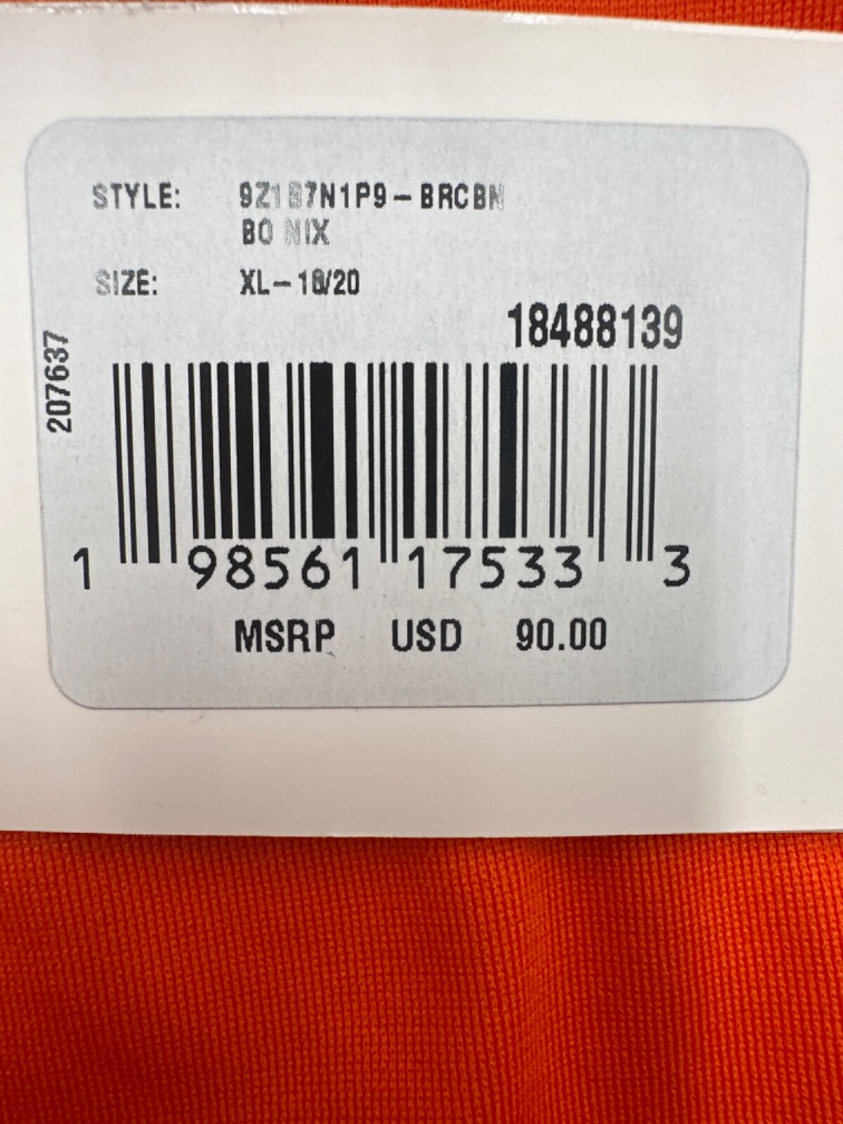 $90 Nike Youth Denver Broncos Bo Nix Jersey - Orange/Blue - XLarge - New