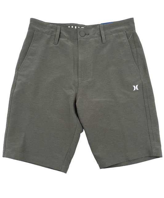 $50 Hurley Men's 4 Way Stretch Heathered Walk Short - Woodlands - Size 28 - New