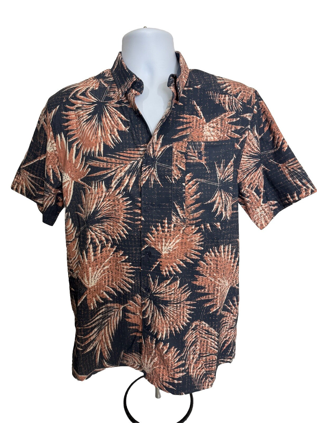 Under Armour Men's Dockside Short Slv Novelty Shirt Drift Tide-Downpour-Medium