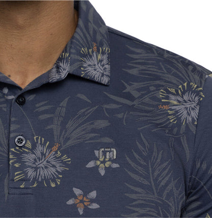 NEW 2023 TRAVISMATHEW CALMER WATERS GOLF POLO- DRESS BLUES- Size: SMALL - Sale!!