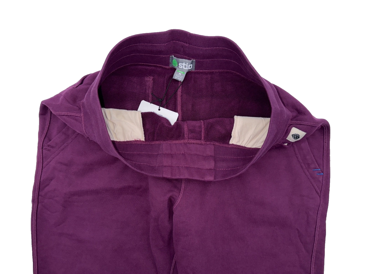 $129 Stio Men’s Turpin Fleece Pants Joggers - Deep Purple - Medium - New Tag