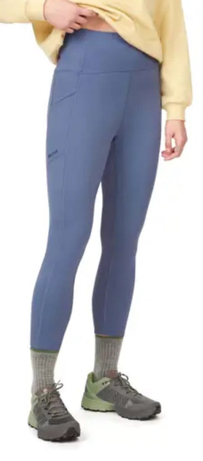 $80 Marmot Women's Rock Haven 7/8 Tights UPF 50- Storm- XLarge - NWT