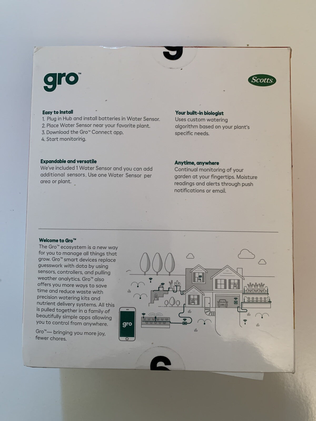 Scotts Gro Water Sensor Starter Kit - Brand New In Box, Best Price!