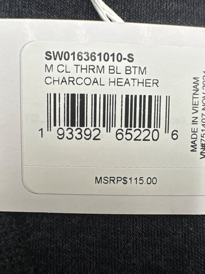 $115 Smartwool Men's Classic Thermal Base Layer - Charcoal Heather - Small-New