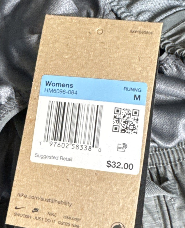 Nike Women’s Tempo Mid-Rise 3in. Lined Running Shorts- Gray Heather- Medium