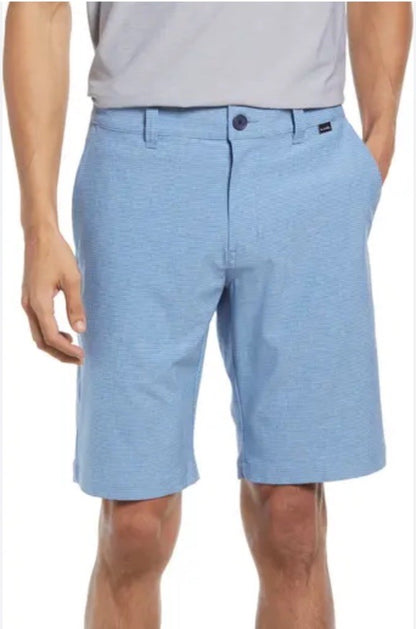 $94 Travis Mathew Men’s Sand Harbor Golf Shorts- Heather Blue- 30W-New Tag