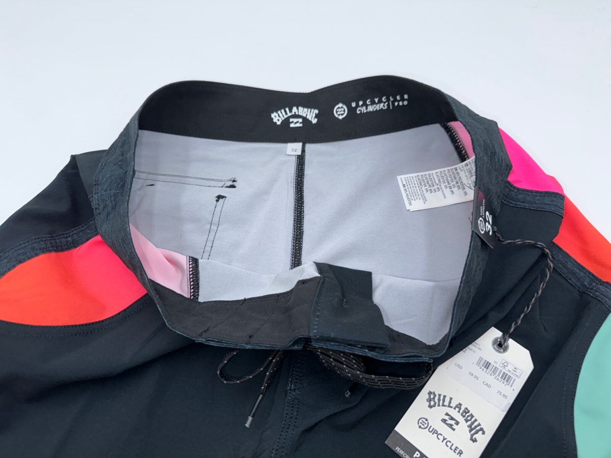 $60 Billabong Men’s Cycler Pro Swim Trunk 9" - Black- Size 32 - New with tag