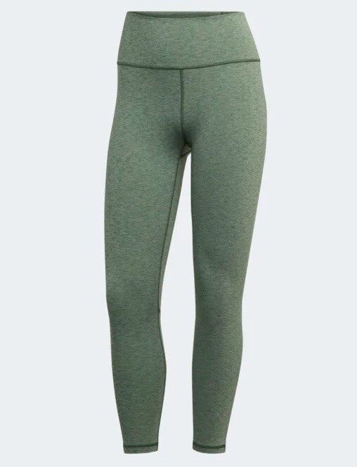 $55 Adidas Women’s Optime 7/8 Tights - Green Oxcide Mel- Medium