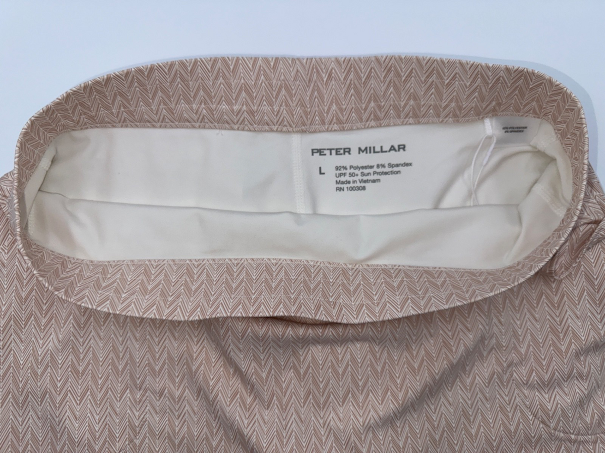$140 Peter Millar Women’s Golf Skort LF24EB21N - Camel - Large - New with tag