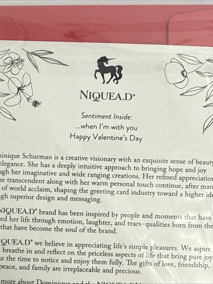 Lot Of 2 Niquea.D Dimensional Valentine's Day Greeting Cards- Upscaled Quality!