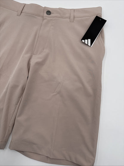 $70 Adidas Men's Ultimate 365 Stretch 10" Inseam Golf Shorts-Wonder Taupe-32W