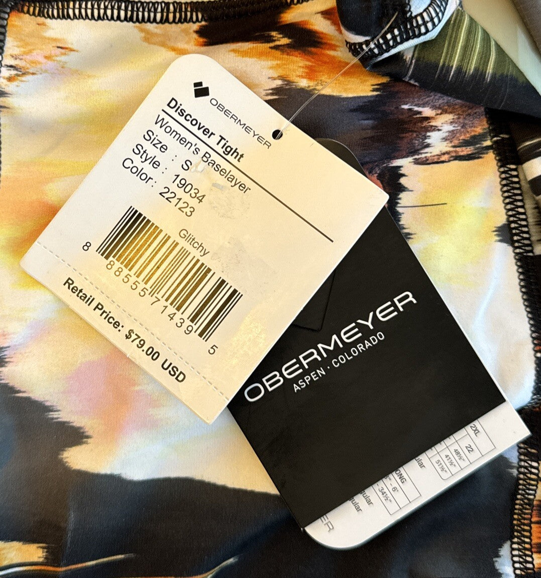 Obermeyer Women’s Discover Tight Color: Glitchy  Size: Small - NWT Retail $79