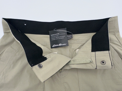 $65 Eddie Bauer Women’s Horizon Bermuda Shorts 8.5” - Stone - Size 4 (28W) - New