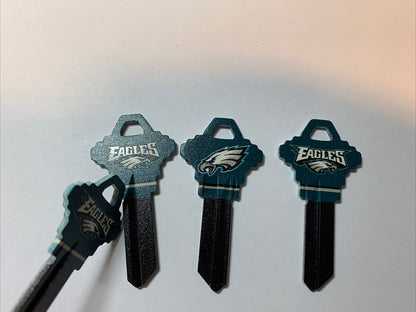 Lot 4 Keys House / Office Blank Keys SC 1 -  4 Philadelphia Eagles