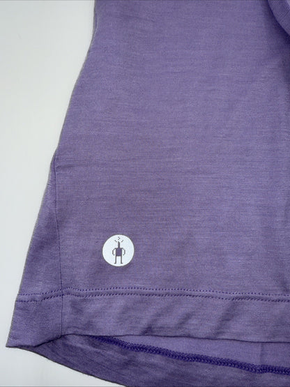 $85 Smartwool Women’s Active Long Sleeve Crewneck Top-Ultra Violet-Medium-New