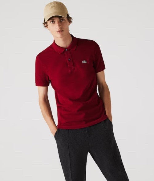 $110 Lacoste Men's Classic Fit Pique Polo - Boudreaux- Medium - New With Tag