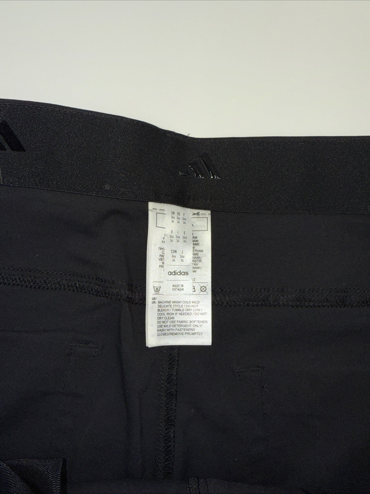 $100 ADIDAS Men's Ultimate 365  5-Pocket Tapered Golf Pants-Black -34W 34L-New