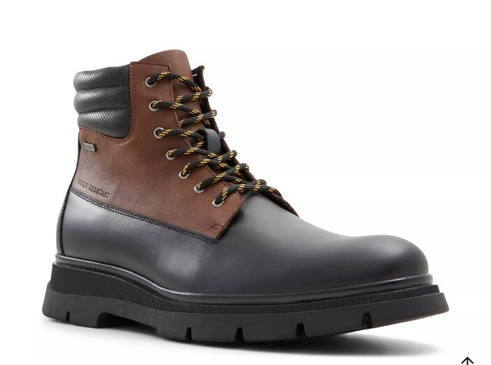 Aldo Men’s Mayfair Lace Boots - Black/Brown- Size: 10M - NEW - Retail $149