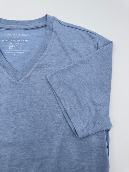 $30 Banana Republic Men’s Premium Wash T Shirt - Blue - Small - New With Tag
