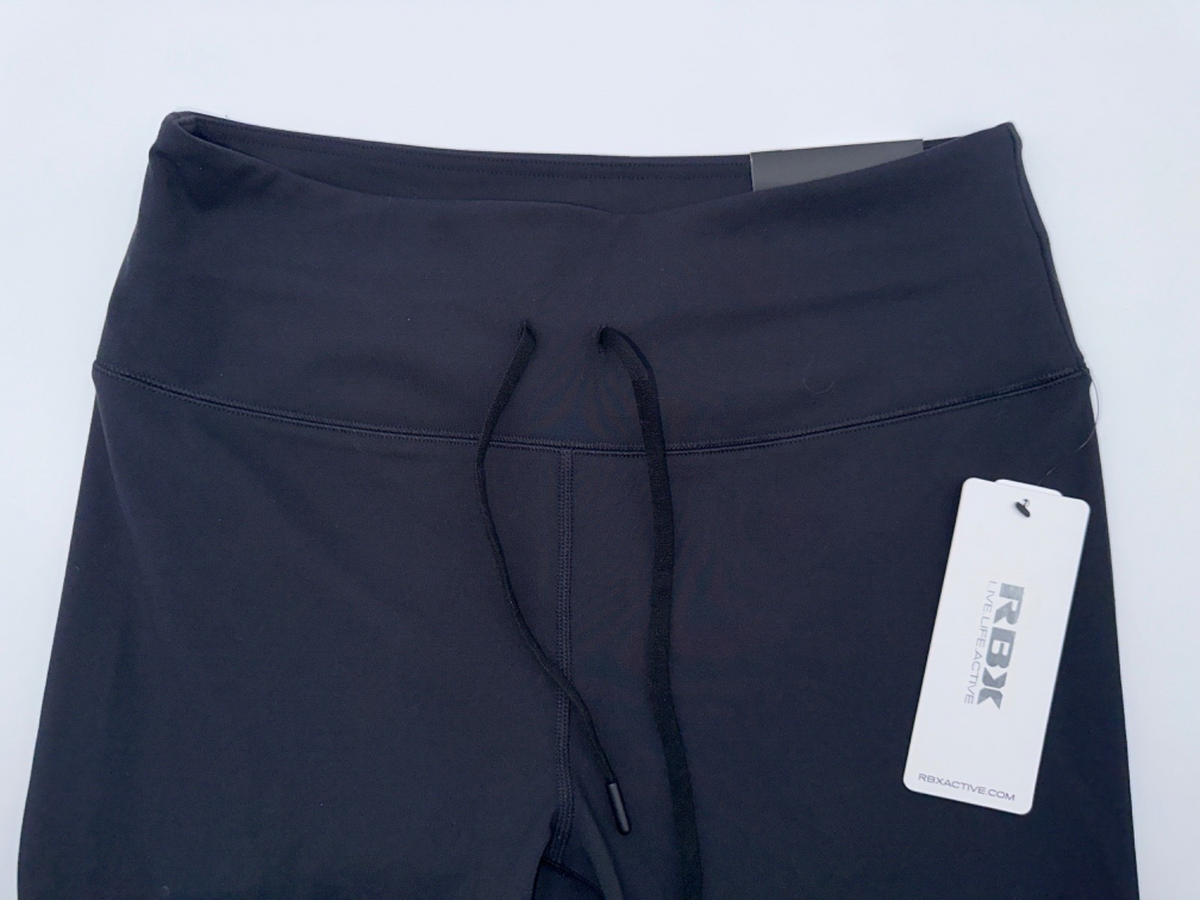 $68 RBX Women's Capri Leggings - CR60230 - Black - Large - New With Tags