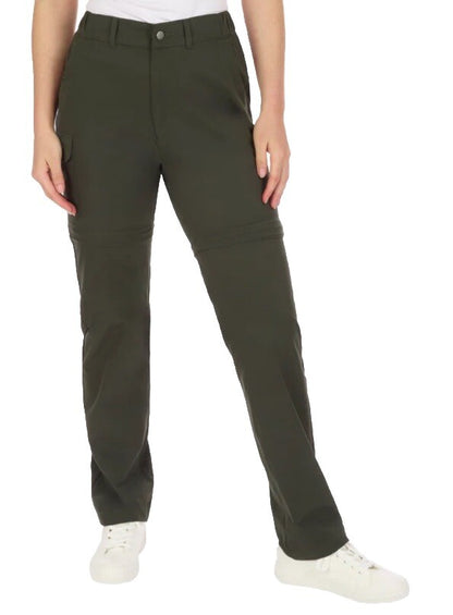 $70 The American Outdoorsman Women’s Convertible Trail Pants -Olive- Medium-New